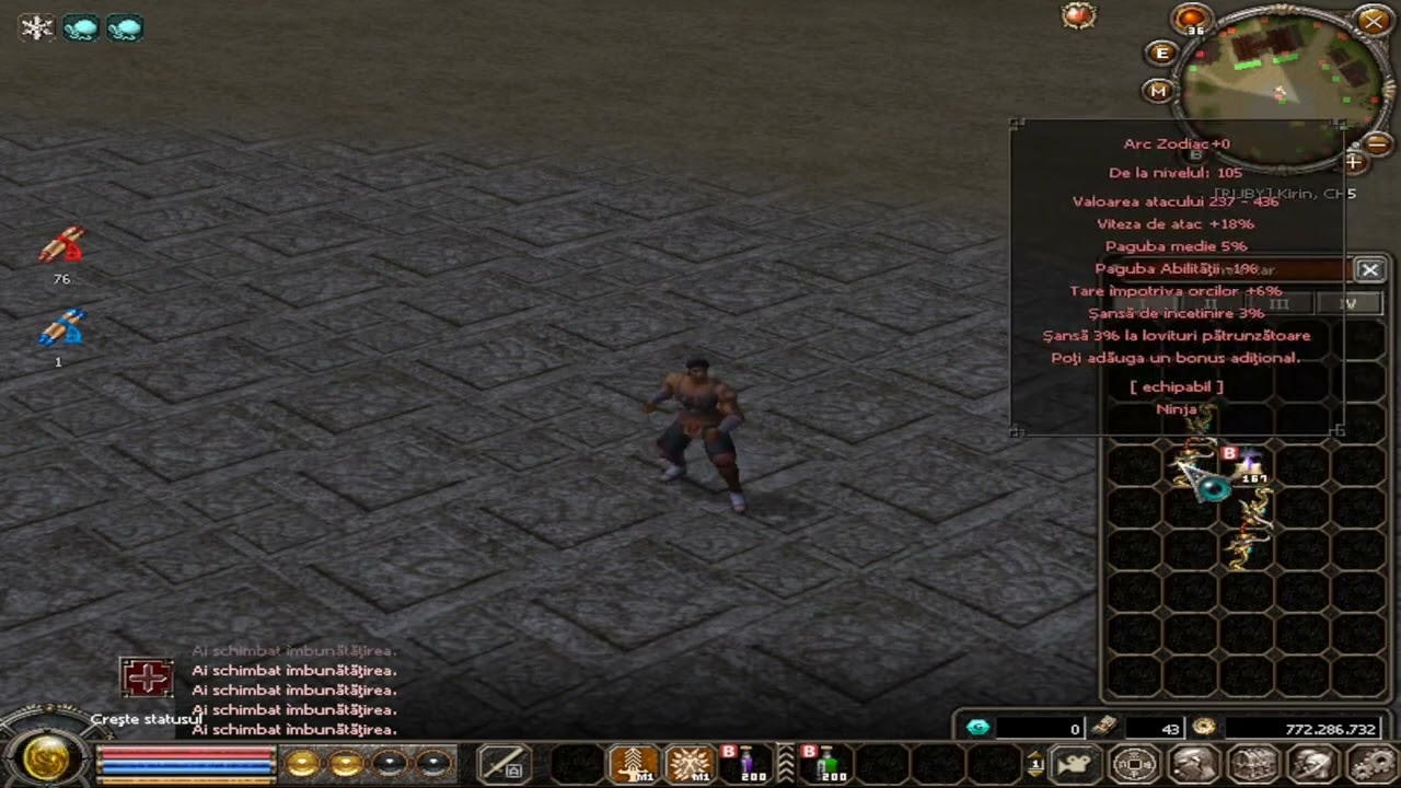 Metin2 [RUBY] KIRIN - 400x Vrăjeşte obiectul B vs Arc zodiac