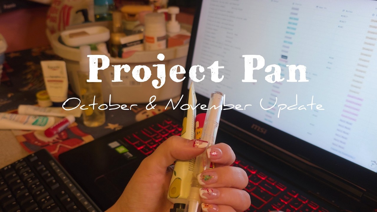 Long Chatty Project Pan Update ✨ Empties, Yaps & Notion Setup