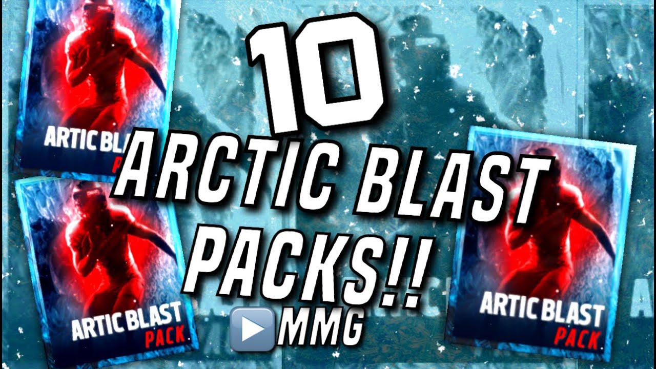 10x Arctic Blast Packs! Elite Ultimate Freeze Players! Madden Mobile