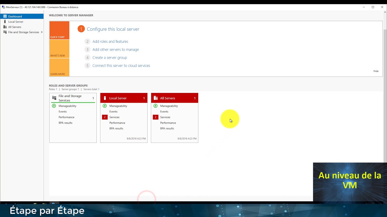Azure - Ajout d'un disque sur une VM