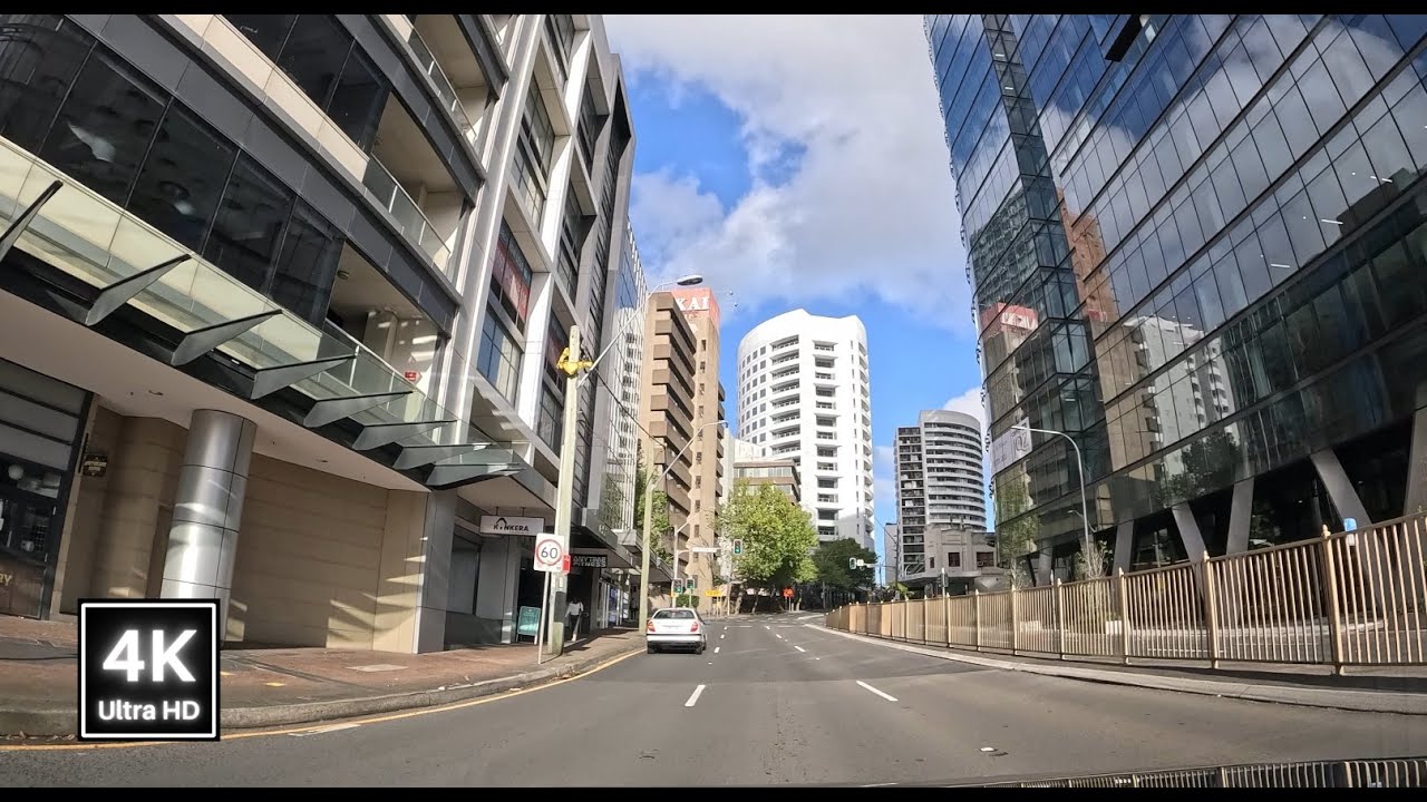 Afternoon Downtown Driving - Crows Nest, Sydney - 4K HDR - Lofi Chill Ambient Beats