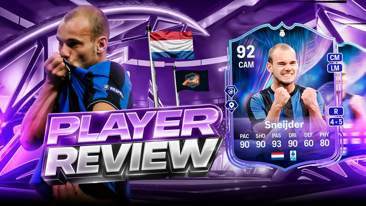 Обзор игрока 92 FANTASY FC HERO SNEIJDER - EA FC 26 ULTIMATE TEAM