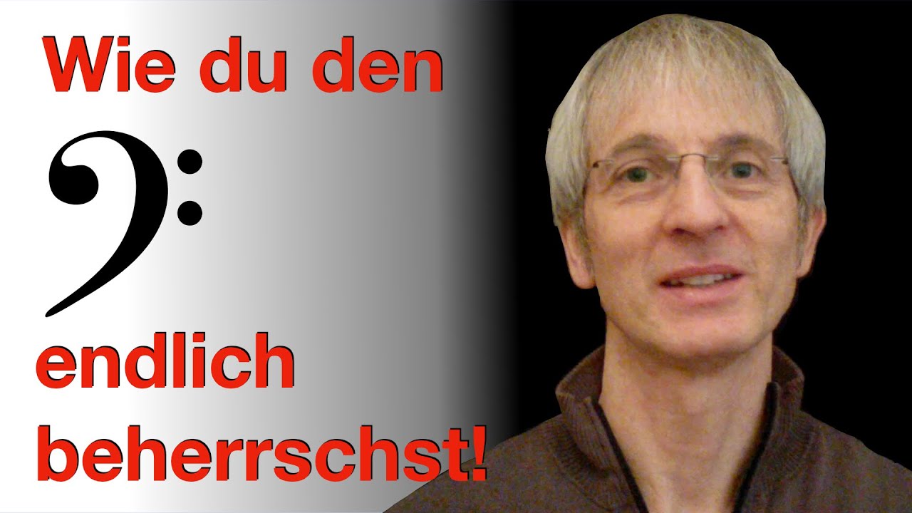 Wie du den Bassschlüssel endlich beherrschst - tolle Eselsbrücken