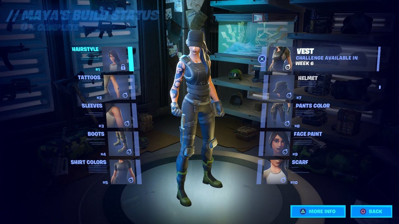 Complete Fortnite Chapter 2 Season 2 Maya Overview | All Unique Items (3,8 Million Combinations!)