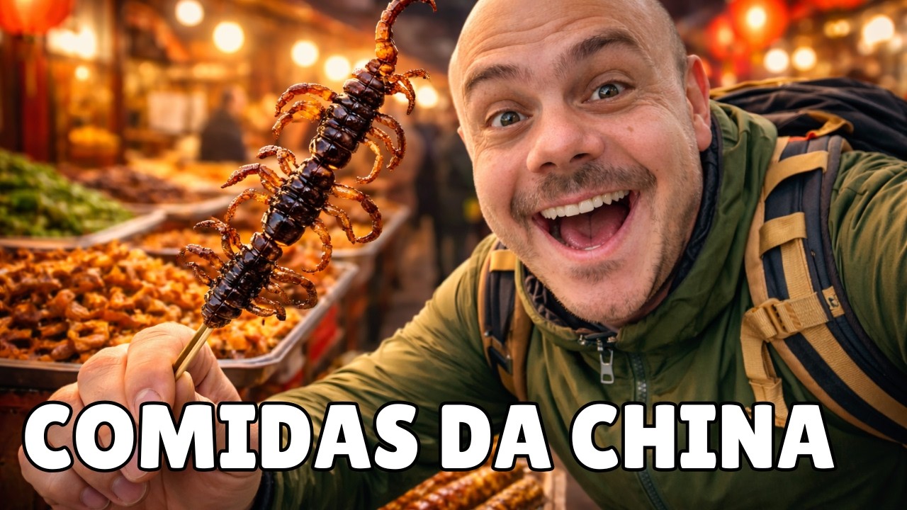 Encarei as comidas mais EXTREMAS da China - #China 5