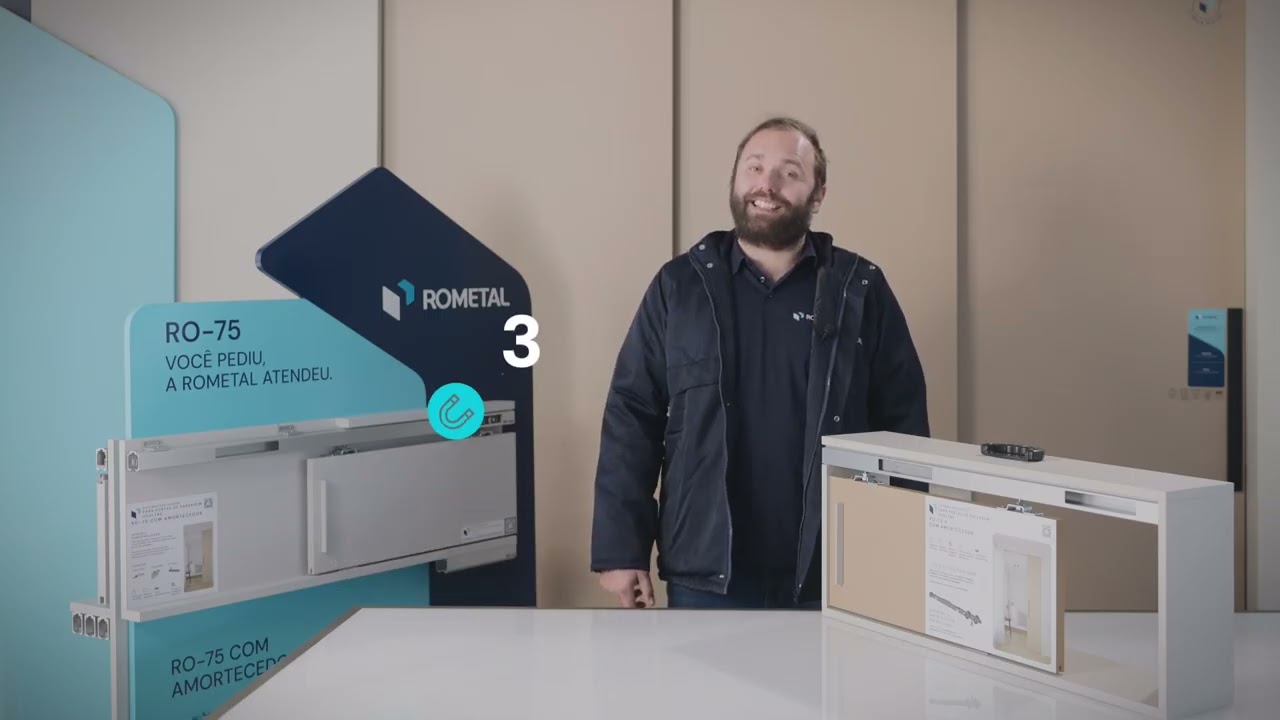 Comfort Duo Rometal | Novo sistema deslizante RO-75 com amortecimento duplo
