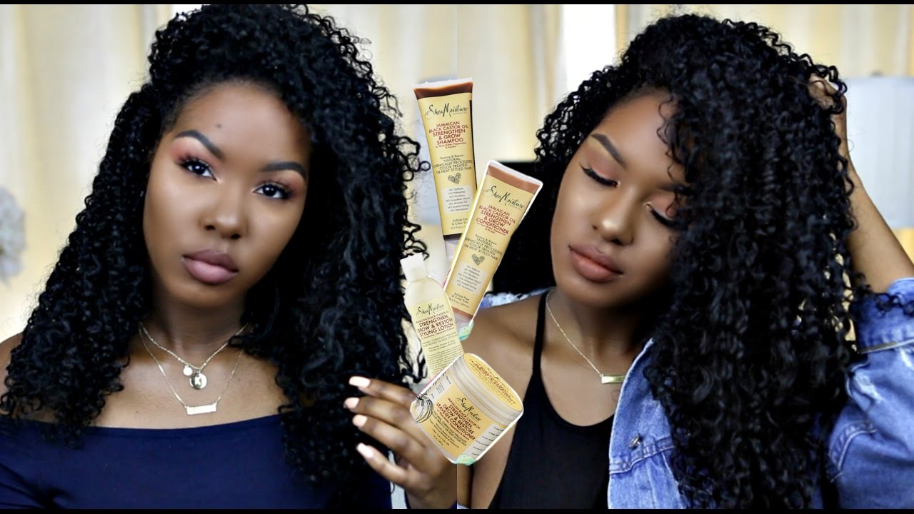2 Wash-N-Go’s with SheaMoisture’s Jamaican Black Castor Oil Collection