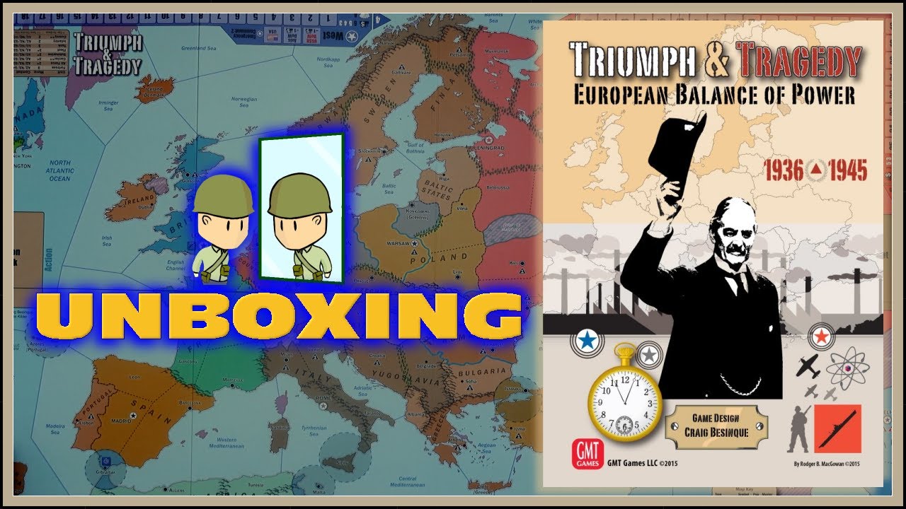 Triumph & Tragedy: European Balance of Power 1936-1945 Unboxing