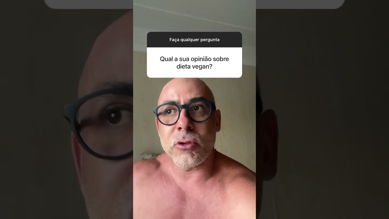 Minha opini&atilde;o sobre dieta vegana 🥑 | Dr Dayan Siebra #veganismo #shorts