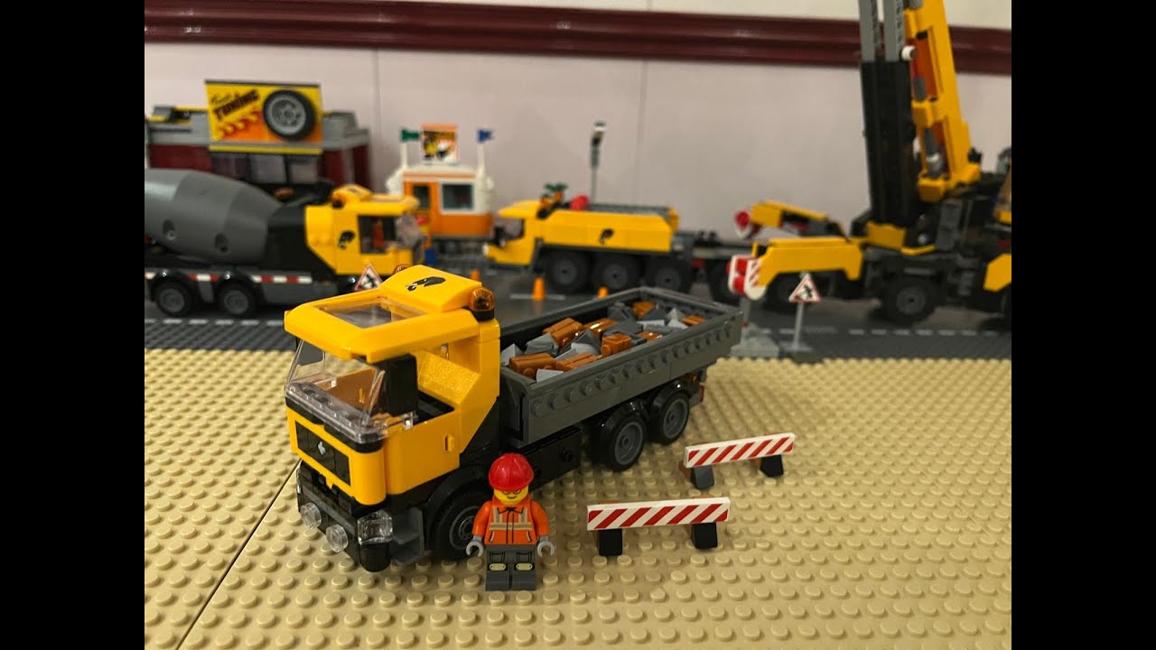 lego 60467 dump truck moc/mod with 3 axcle's!