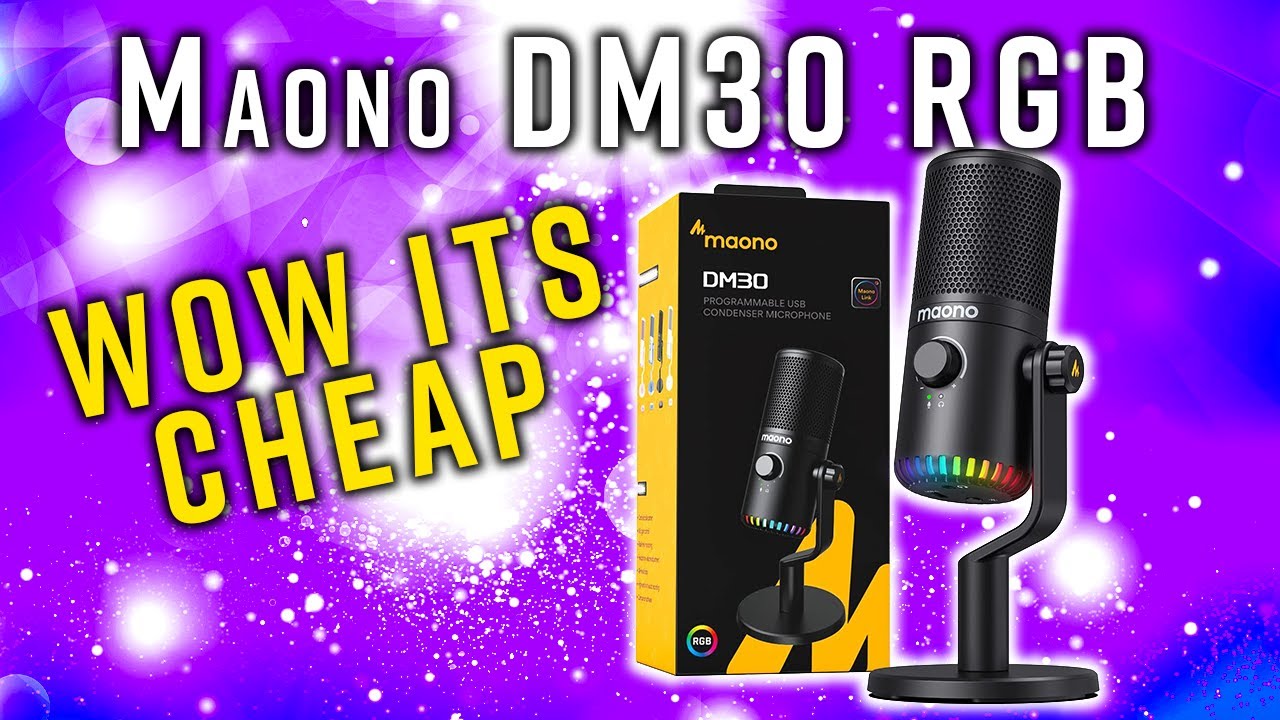MAONO DM30 RGB USB Condenser Microphone - Review