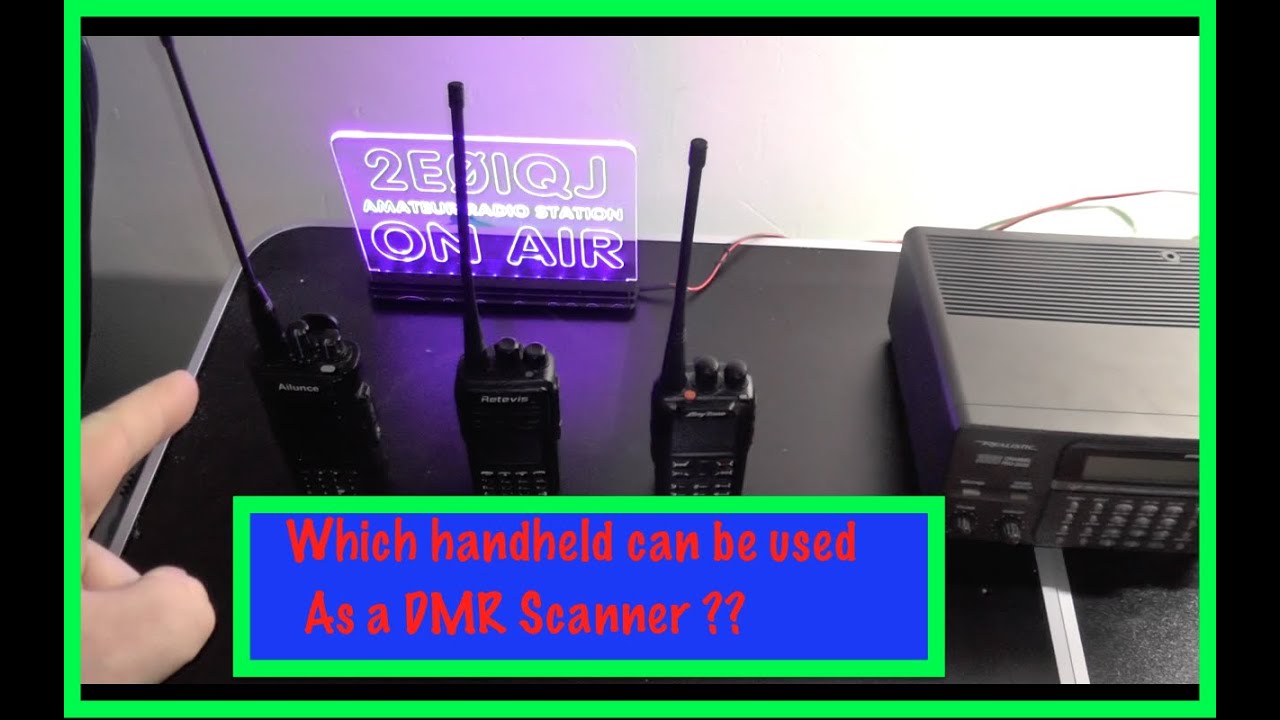 Which radio can be used as a DMR scanner??
