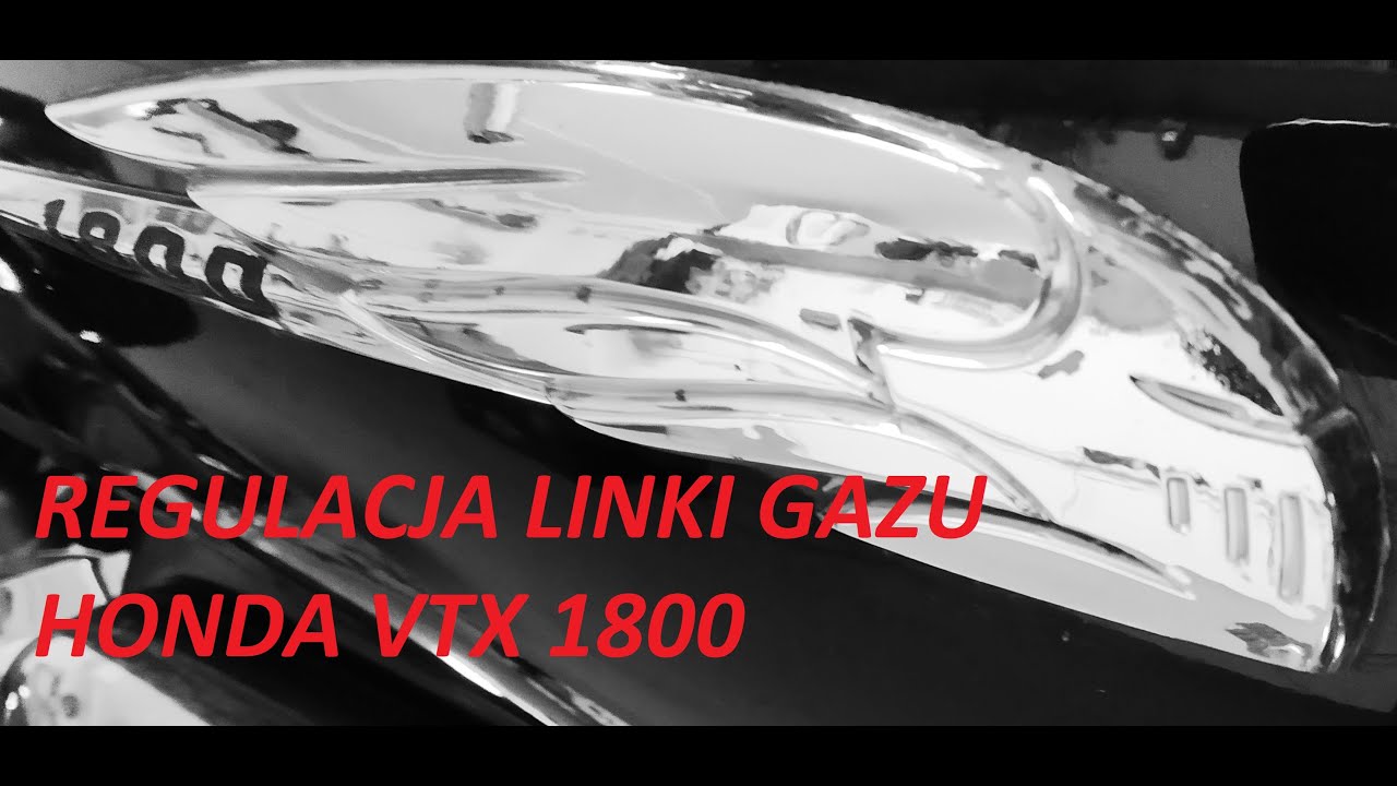 Regulacja linki gazu w motoyklu Honda VTX 1800