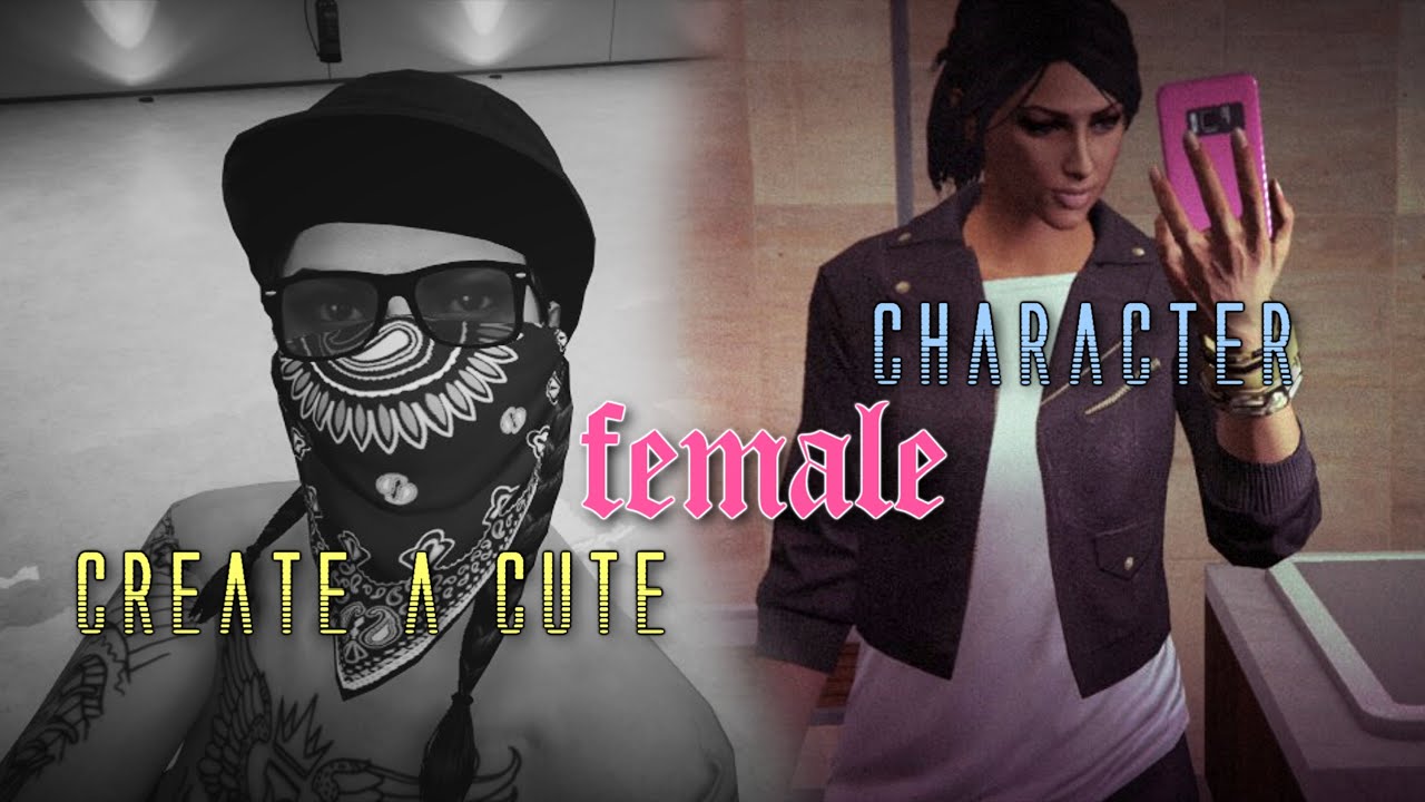 PS4 GTA Online: Create a cute female character