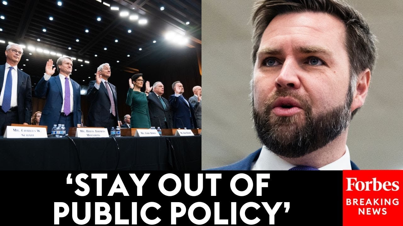 JUST IN: JD Vance Delivers Warning To Bank CEOs After Accusing Them Of Jumping Into A 'Culture War'