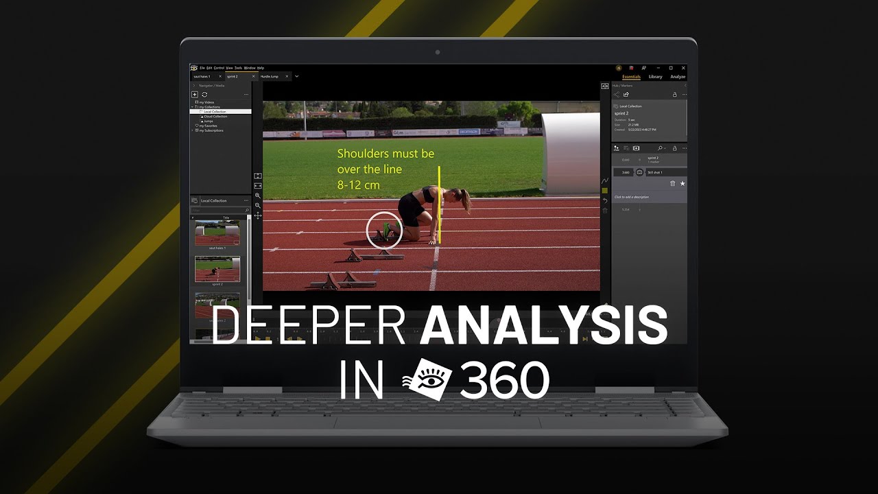 In-depth Athlete Analysis in myDartfish 360