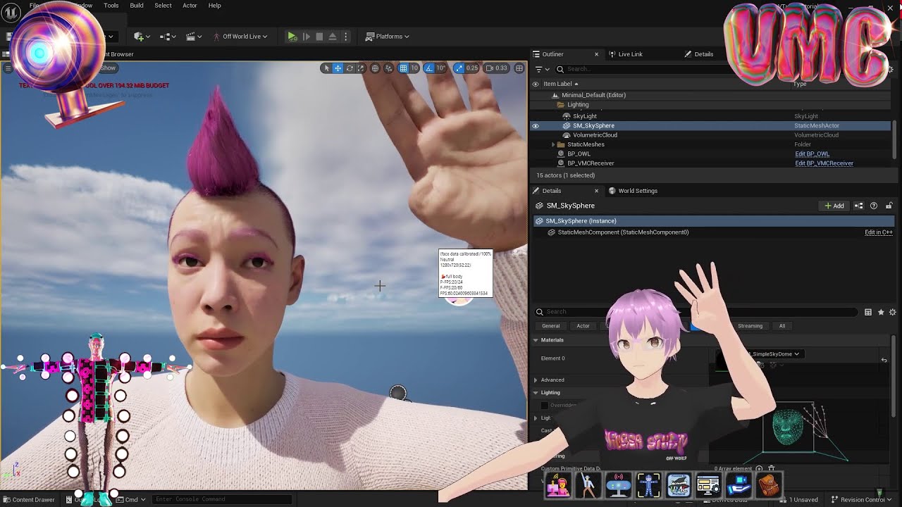 How to use a Webcam for Face Tracking a Metahuman Avatar in Unreal Engine | BOWTI VTUBER TUTORIAL