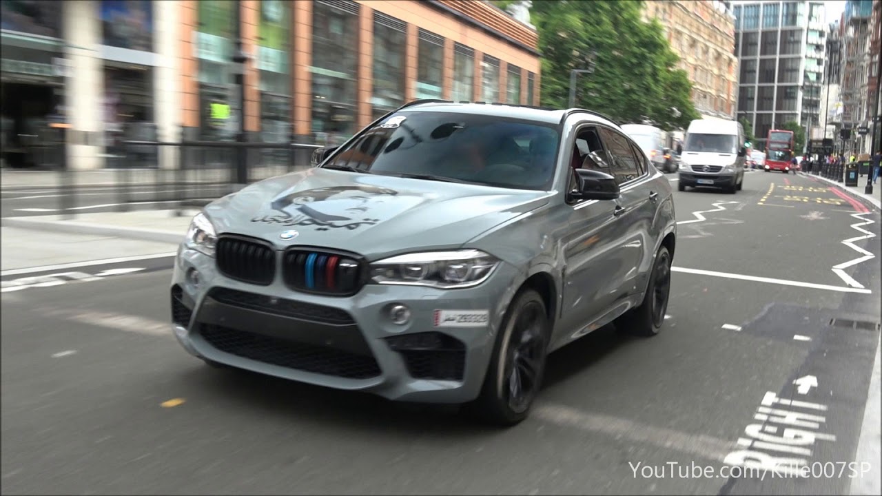 Arab BMW X6M revs & lovely sounds 1080p