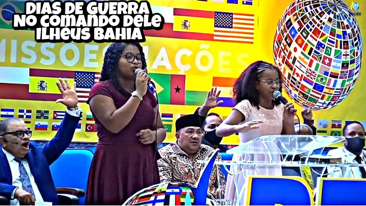 DIAS DE GUERRA/ NO COMANDO DELE - 1°SIMPÓSIO DE MISSÕES 02/11 ILHÉUS BAHIA - PAULA E HORTÊNCIA