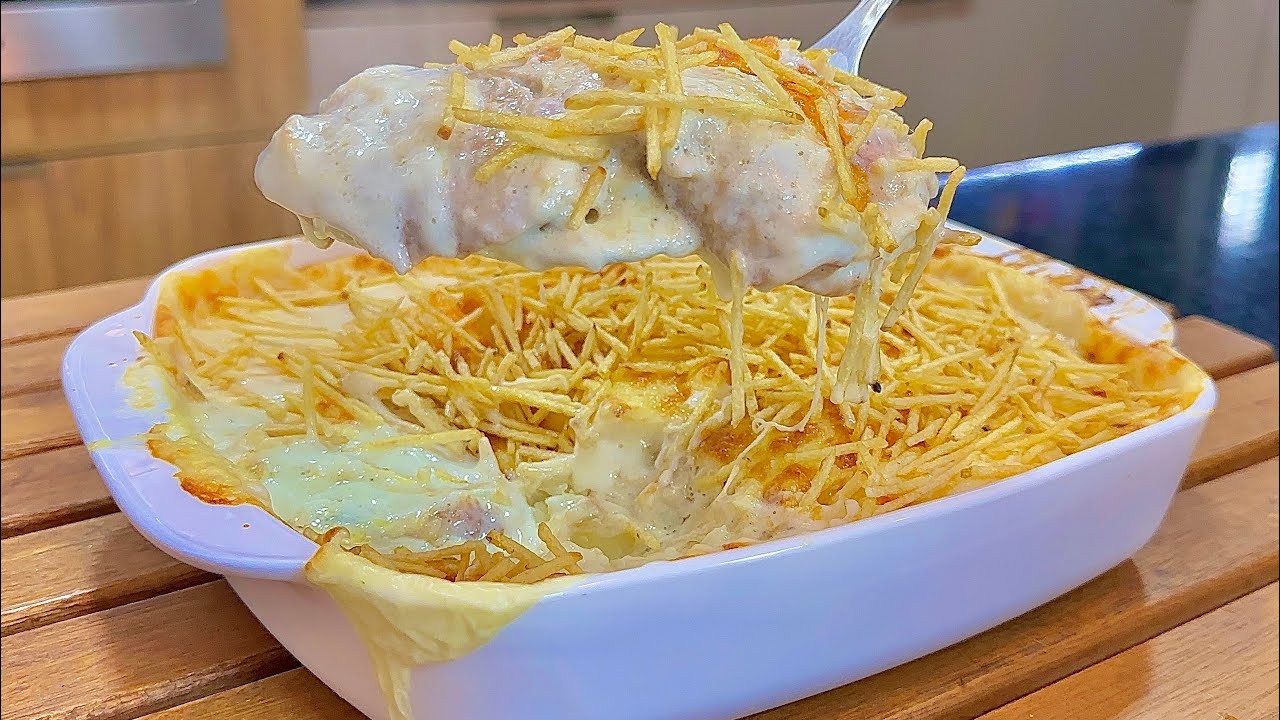 TILÁPIA AO CREME DE BATATA COM QUEIJO 🧀 | FÁCIL E RÁPIDO