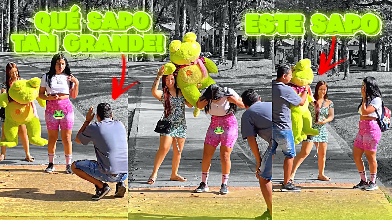 QUÉ SAPO TAN GRANDE 🐸😂