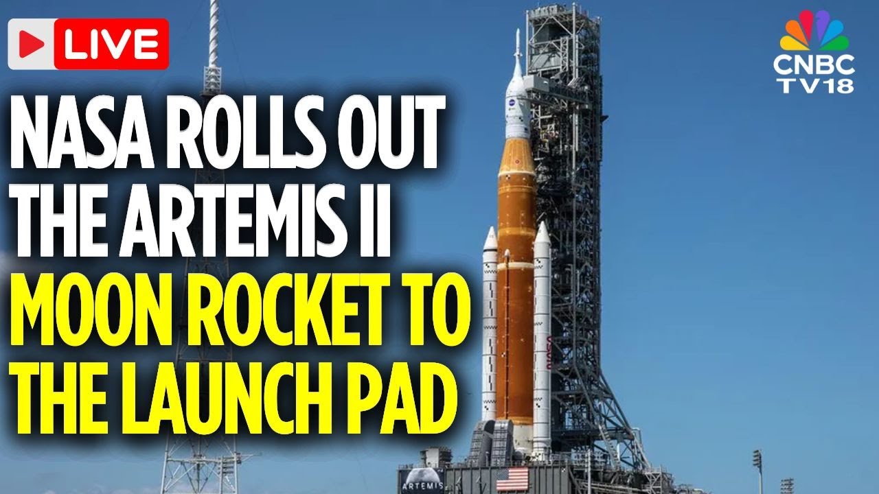 WATCH LIVE: NASA Begins Rollout Of SLS Rocket For Artemis II Mission | NASA Moon Rocket | N18G