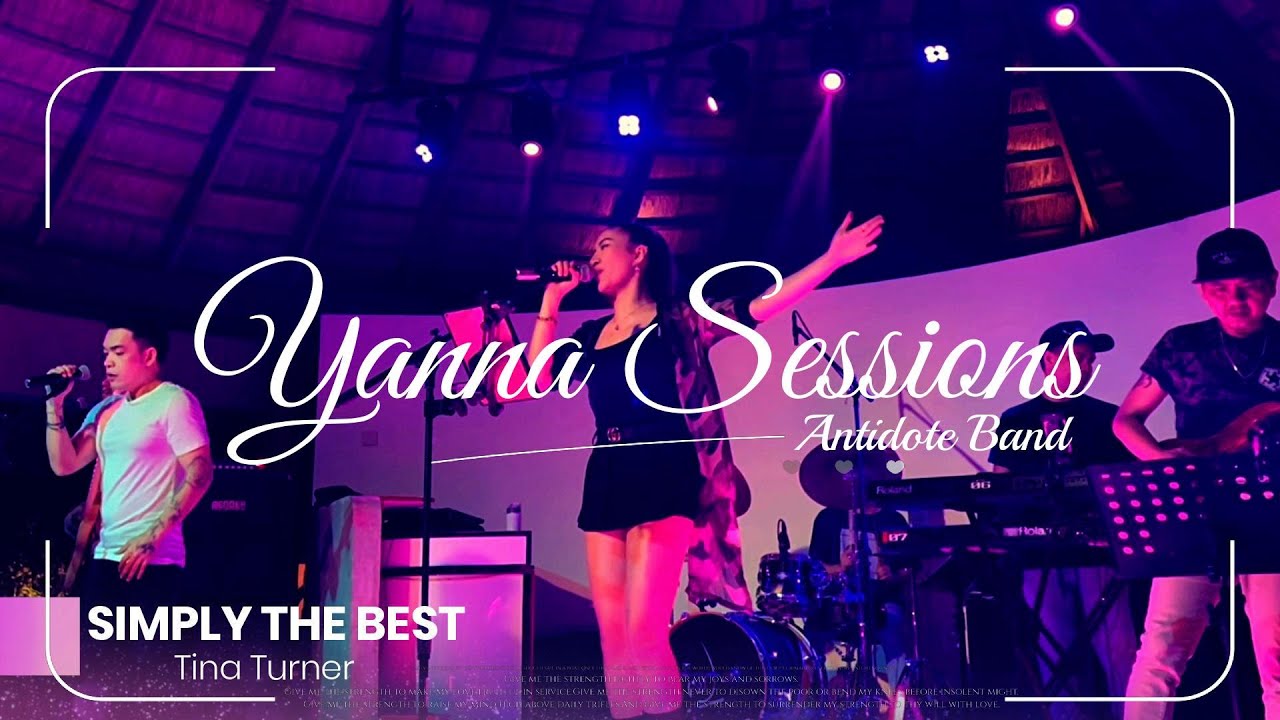 SIMPLY THE BEST - Tina turner | Live stage cover by Antidote band + YannaSessions