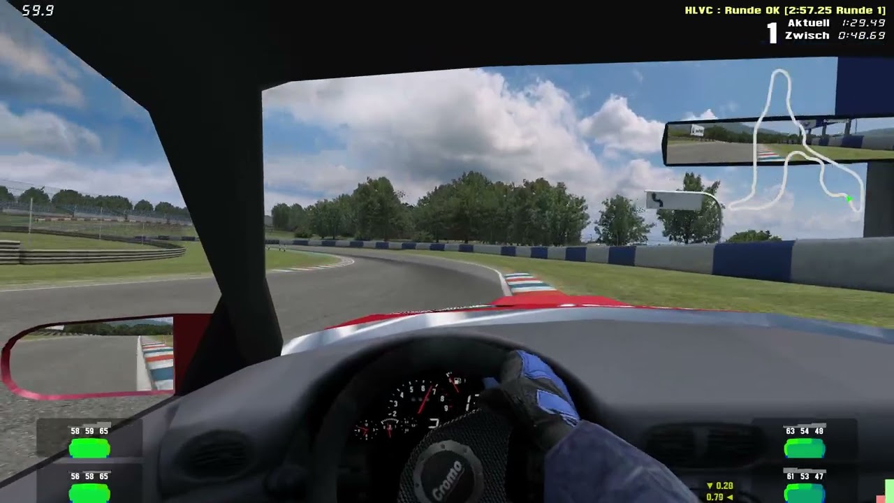 Live For Speed S2 (0.5U) Hotlap - biggie - Aston Historic (AS4) - RB4 - 2:57.25