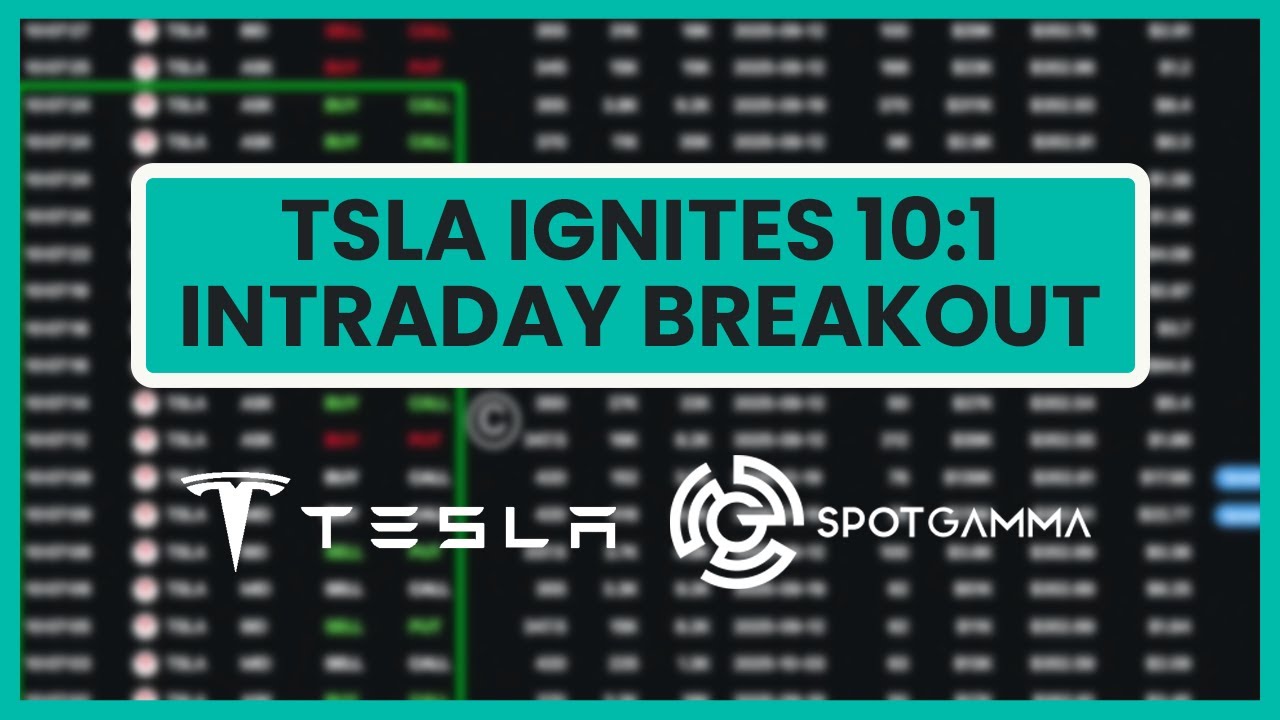 Акции Tesla (TSLA) совершили внутридневной прорыв в соотношении 10:1, после чего образовалась пре...