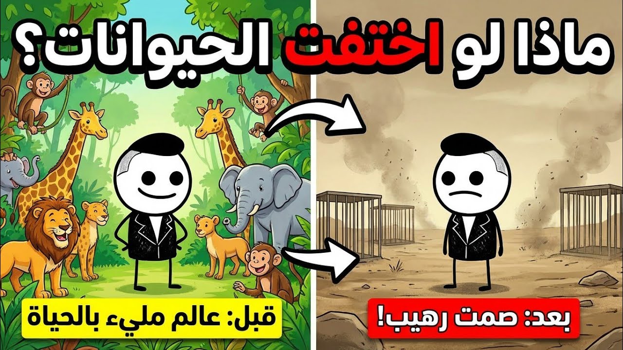 ماذا لو لم يكن هناك أيُّ حيوان؟