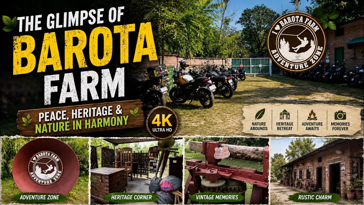 The Glimpse of Barota Farm | Peace, Heritage & Nature in Harmony | 4K. 