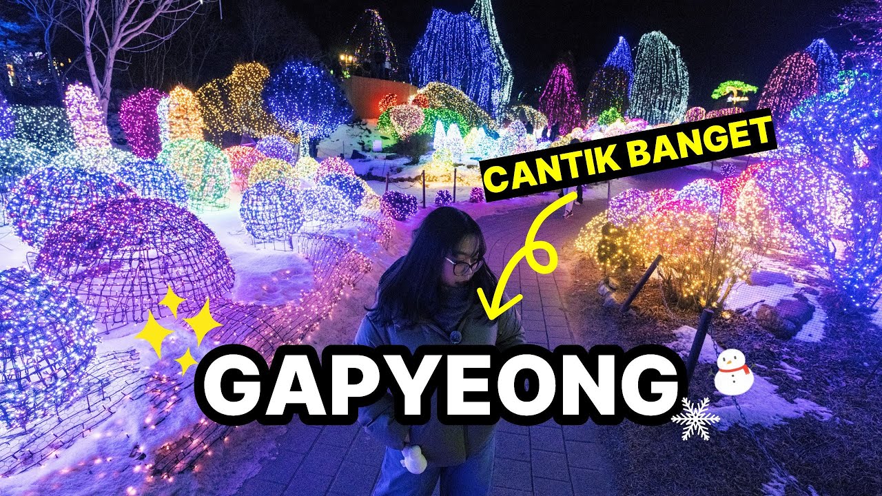 VLOG | Weekend Date In Gapyeong: Dari Lembah Es ke Taman Kelap Kelip ❄️✨