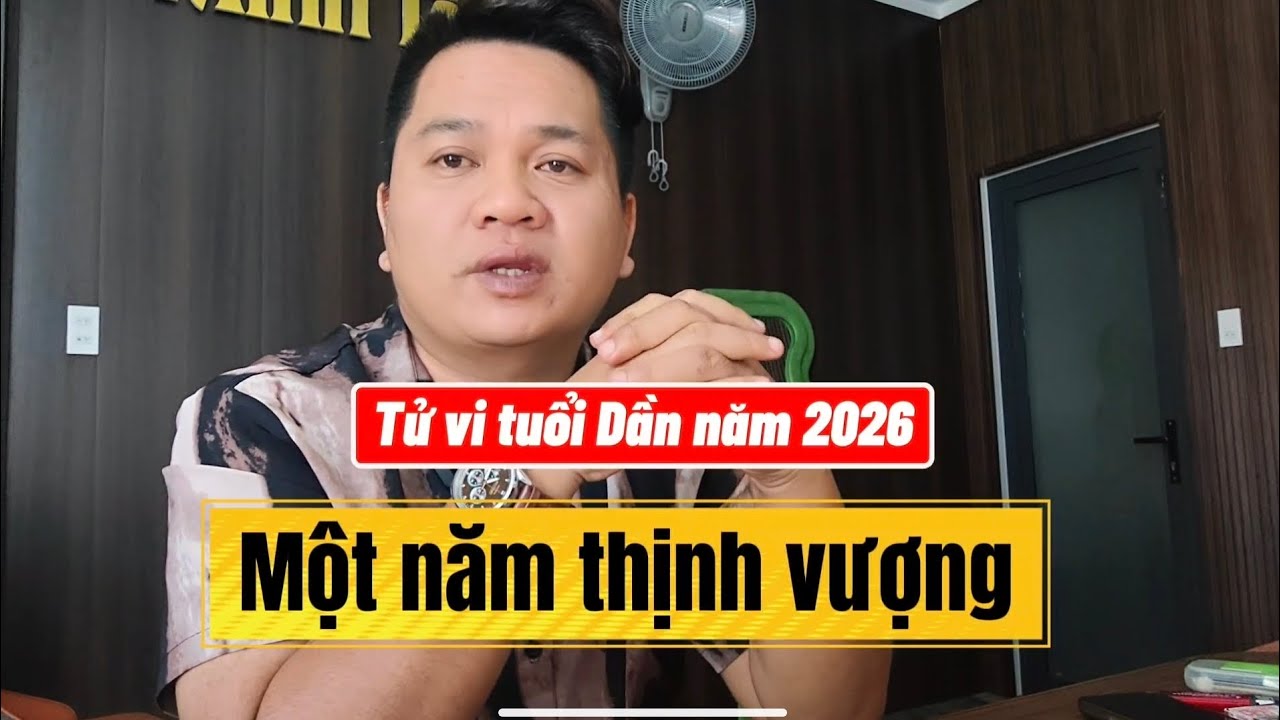 Tử Vi Tuổi Dần Năm 2026 | Một Năm Thịnh Vượng – Tài Lộc, Công Danh Bứt Phá  #tuvituongso 