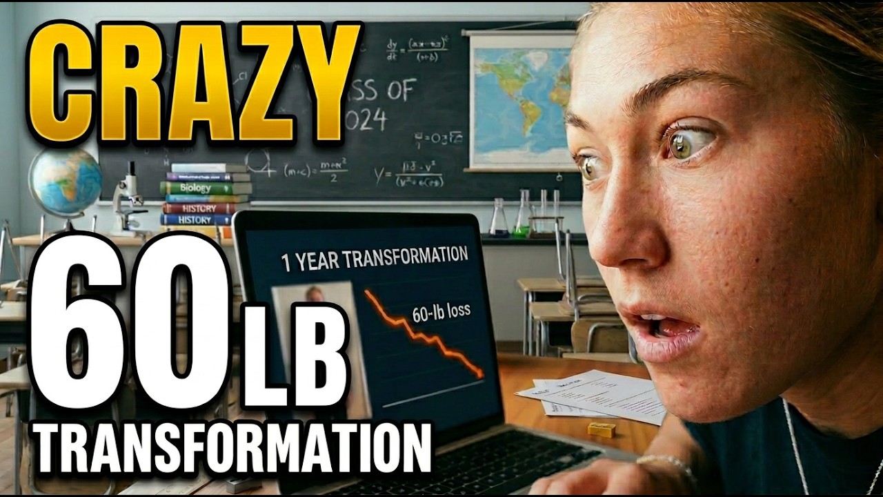 This Teacher Lost 60lbs In One Year (CRAZY TRANSFORMATION)
