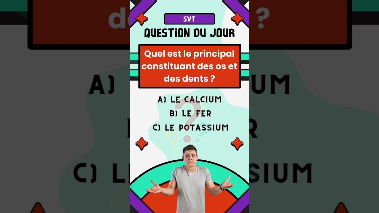 Explorons la SVT: Quizz Coll&egrave;ge ! #college #svt #biologie #quiz #quizz #amusant