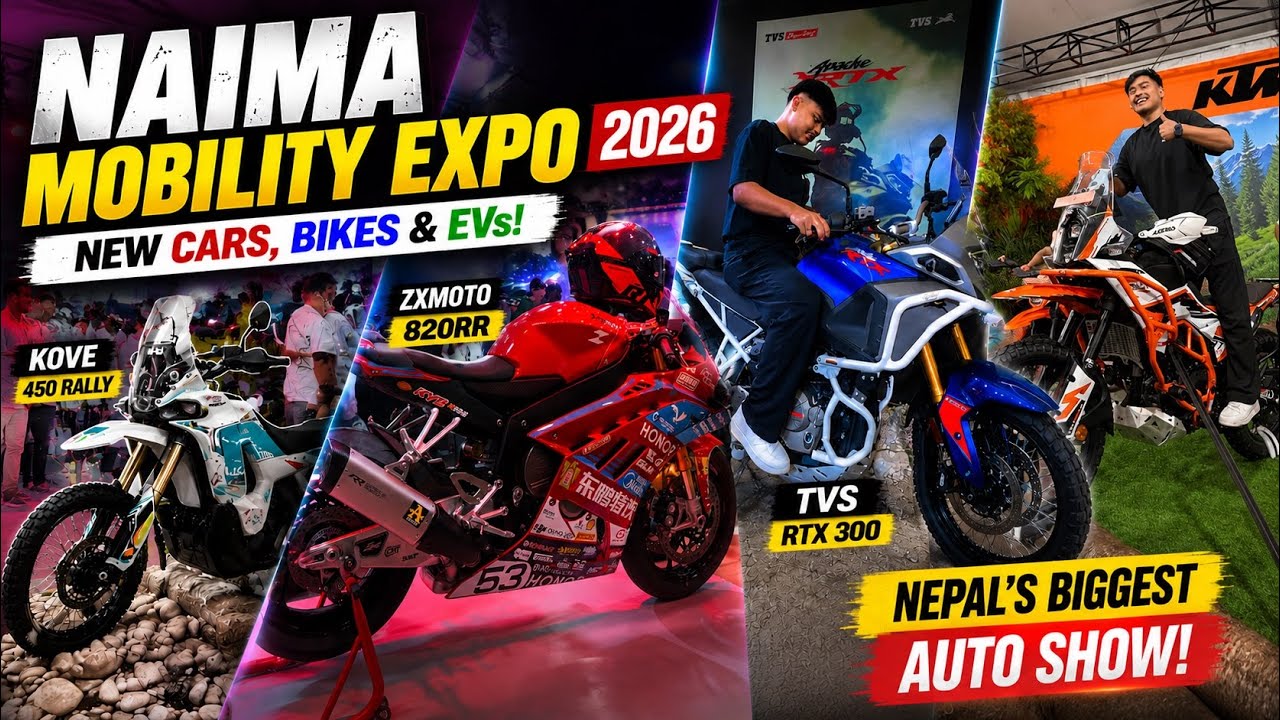 NAIMA Mobility Expo 2026🔥 | New Cars, Bikes & EVs | ZxMoto 820RR, KOVE 450 Rally, RTX300 & More!