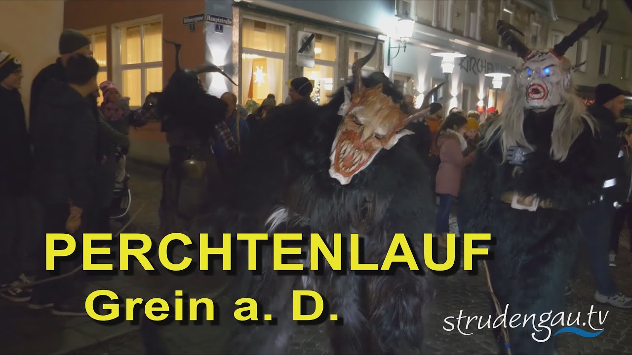 PERCHTENLAUF in Grein an der Donau