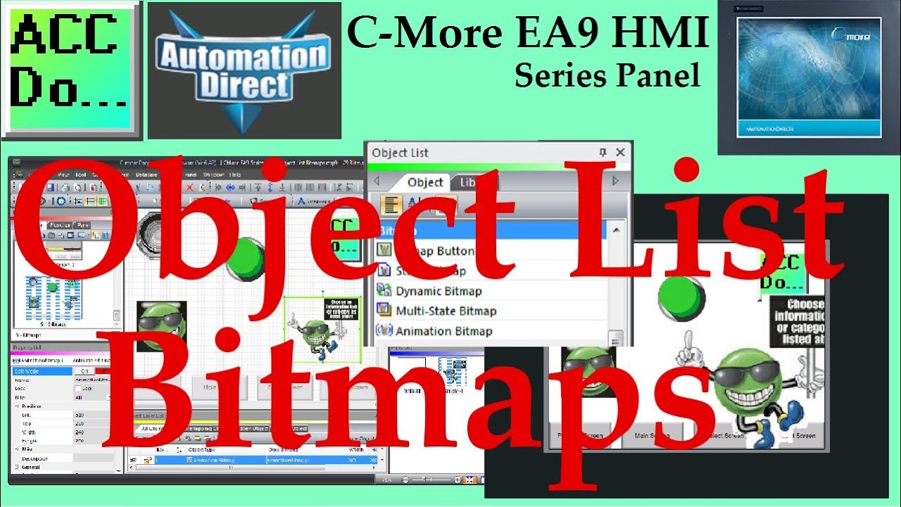C-More EA9 HMI Image Files Multi-State Animation Controls