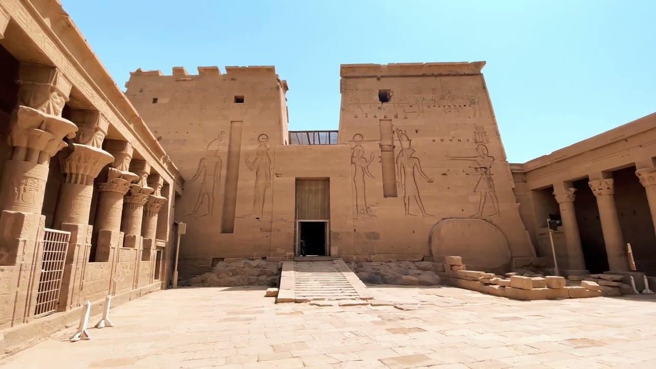 The Temples of Philae 4K , isis temple Isis Temple Egypt 4K
