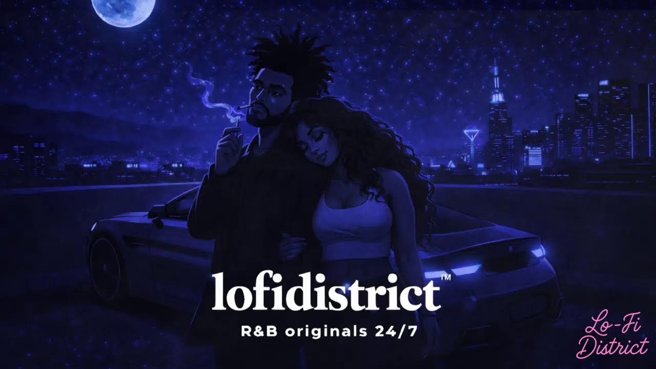R&B After Dark – 24/7 Lo-Fi District | Inspired by Chris Brown x SZA x The Weeknd x Jhene Aiko