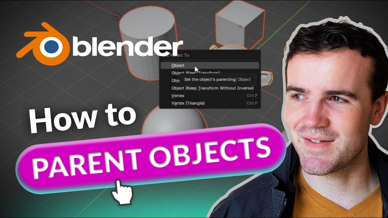 How to Parent Objects in Blender (Step by Step)