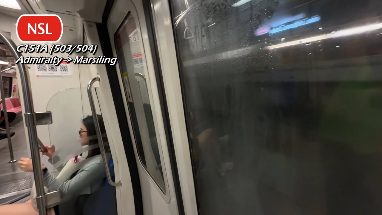 (Condensation on window) SMRT - KSF C151A (503/504) (Admiralty » Marsiling)