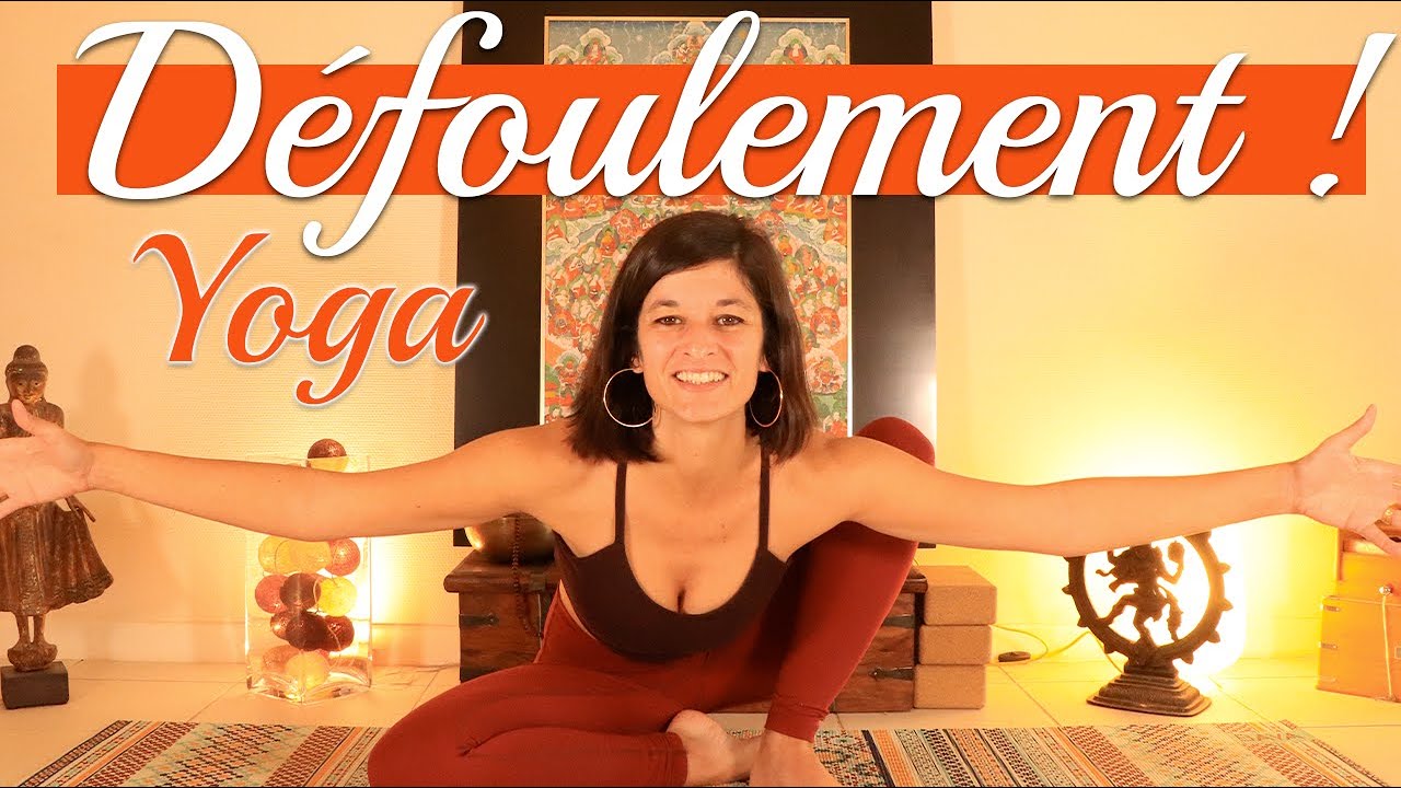 Cours de Yoga | Se Défouler •30 min•  (Cardio, Fun et Respiration pour Décompresser des Tensions)