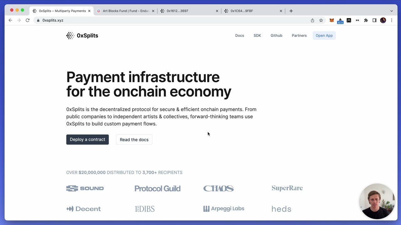 How creators can split onchain revenue using Splits