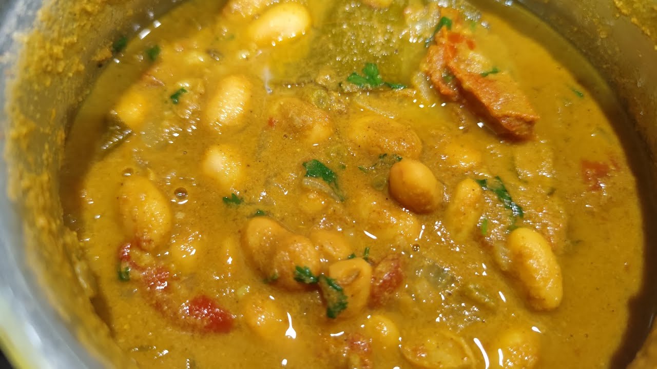 Big beans curry recipe in Tamil /side dish for chapati,rice,Dosai,idiyappam & ildy/ healthy recipe🔥