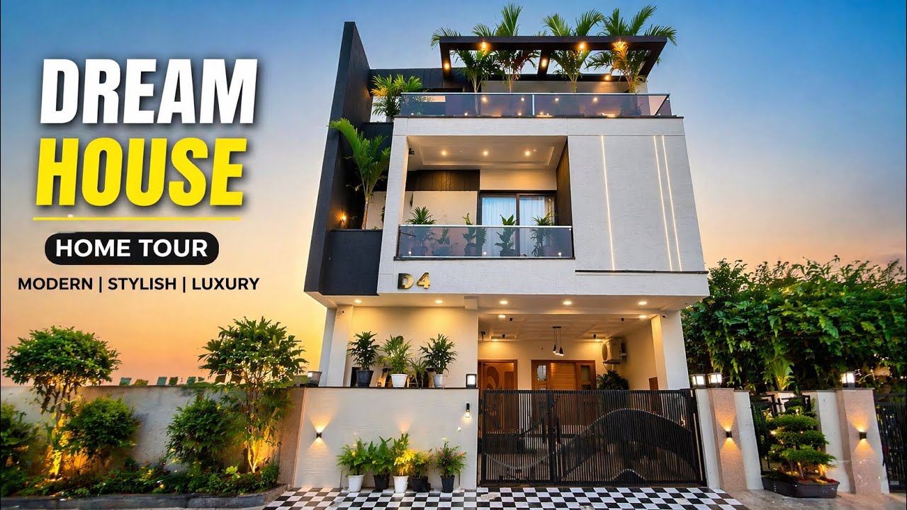 Inside Tour of 25 By 50 Beautiful House | 4Bhk Luxurious Modern House Design