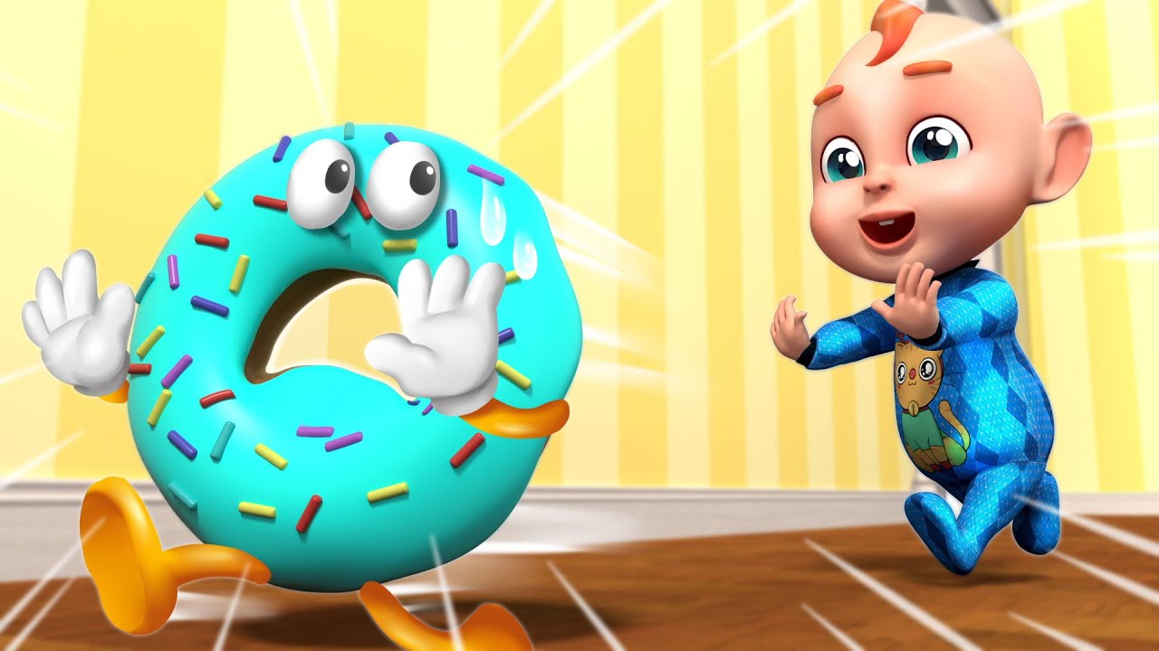 Learn Colors with Donuts | ABC Song, Numbers Song, Colors Song | Rosoo Nursery Rhymes & Kids Songs