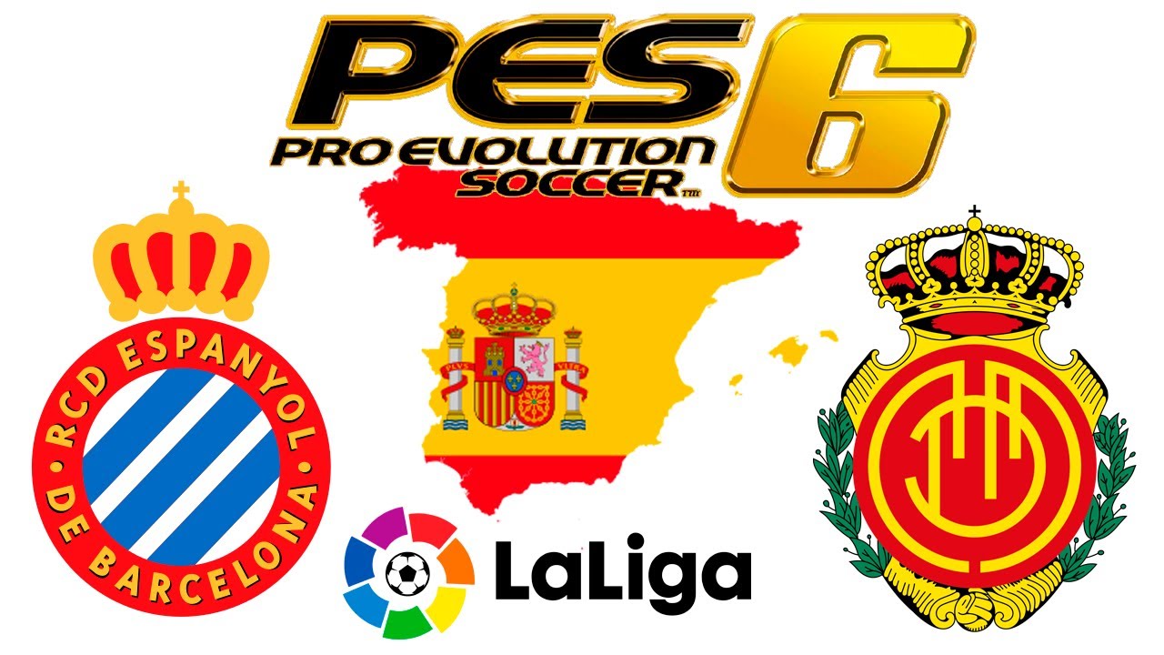 PES6 Espanyol  X Mallorca  (12ª rodada ) (1ª temporada Liga da Espanha)