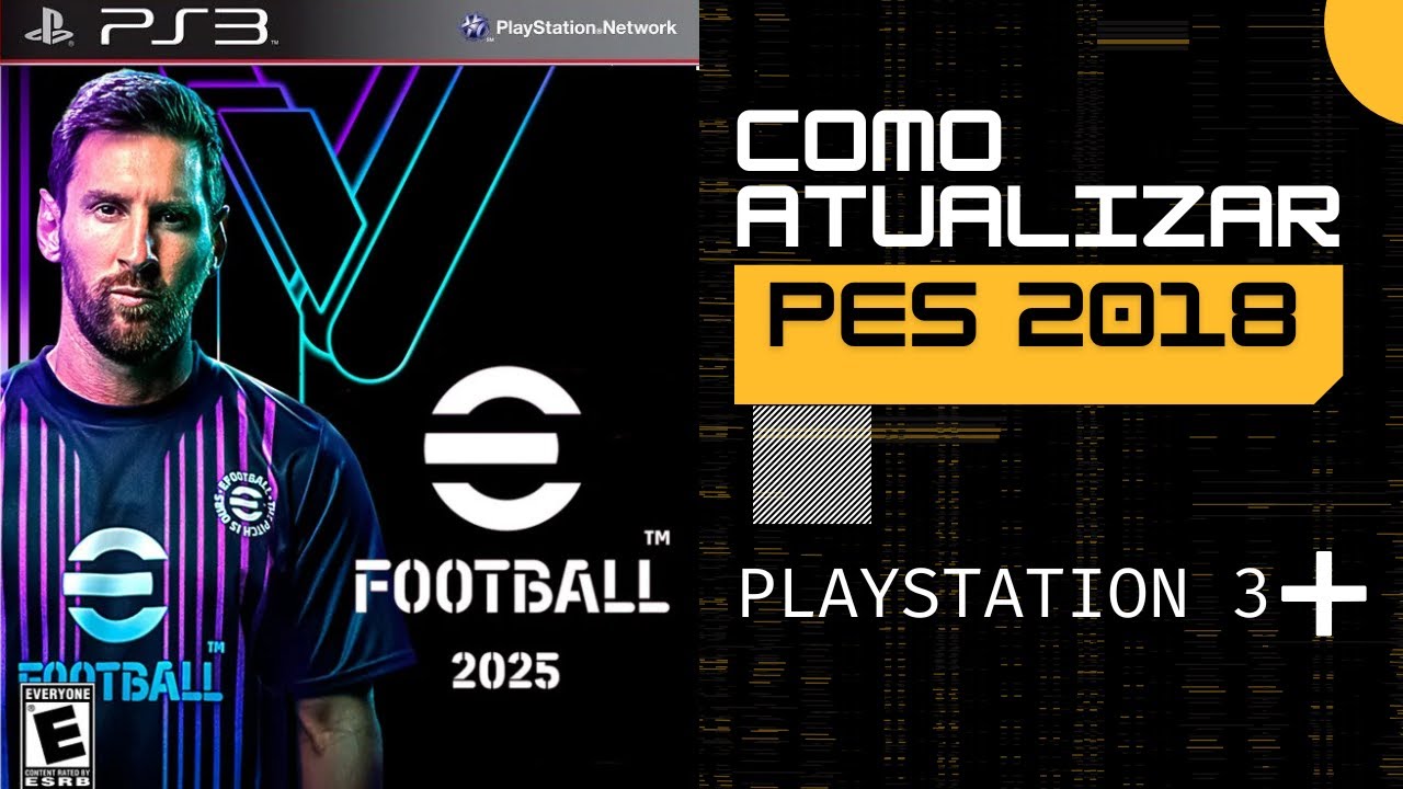 Como atualizar pes 2018 no Playstation 3