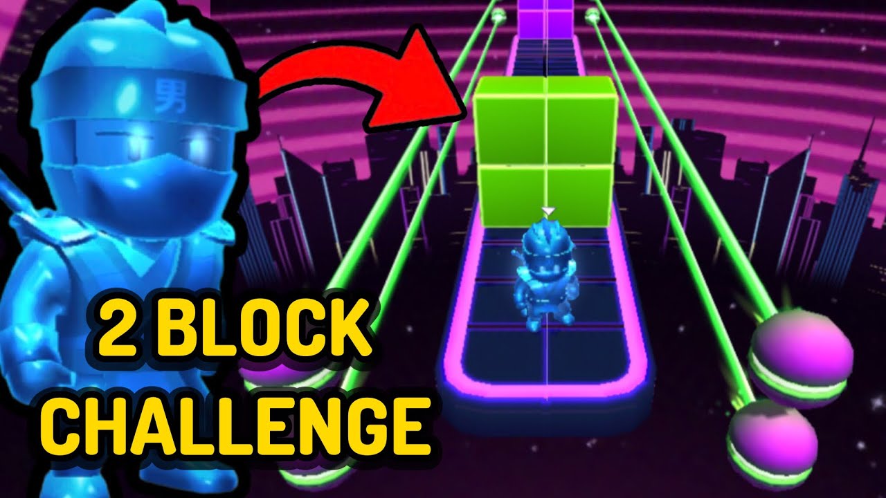 *БЕЗУМНО СЛОЖНОЕ* ИСПЫТАНИЕ ИЗ 2 БЛОКОВ В Stumble Guys 🥵🥵 | Stumble Guys Block Dash, сложный режим